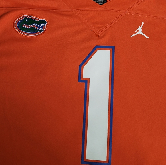 Florida Gators #1 Nike Orange Football Jersey - Picture 3 of 6
